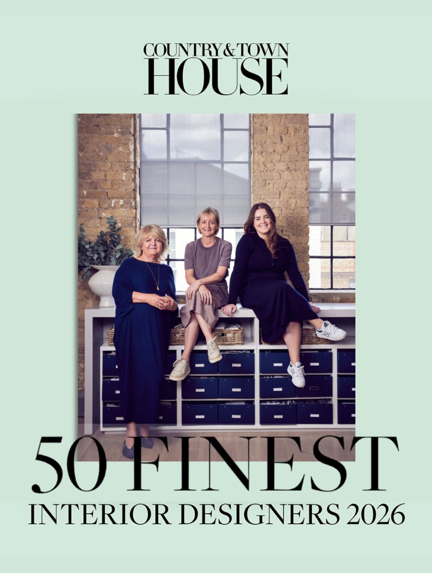 Award featuring Th2 Designs on becoming a 50 finest interior designer from Country & Townhouse 2026