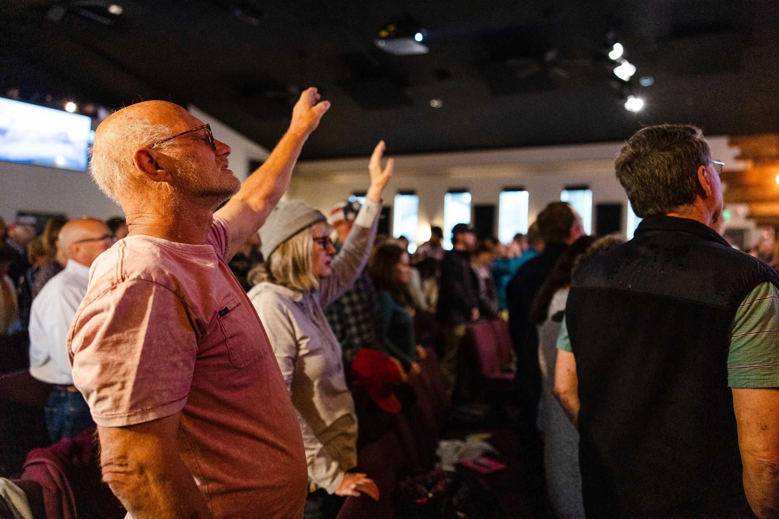 Worship service at Joy Church in Bend, Oregon