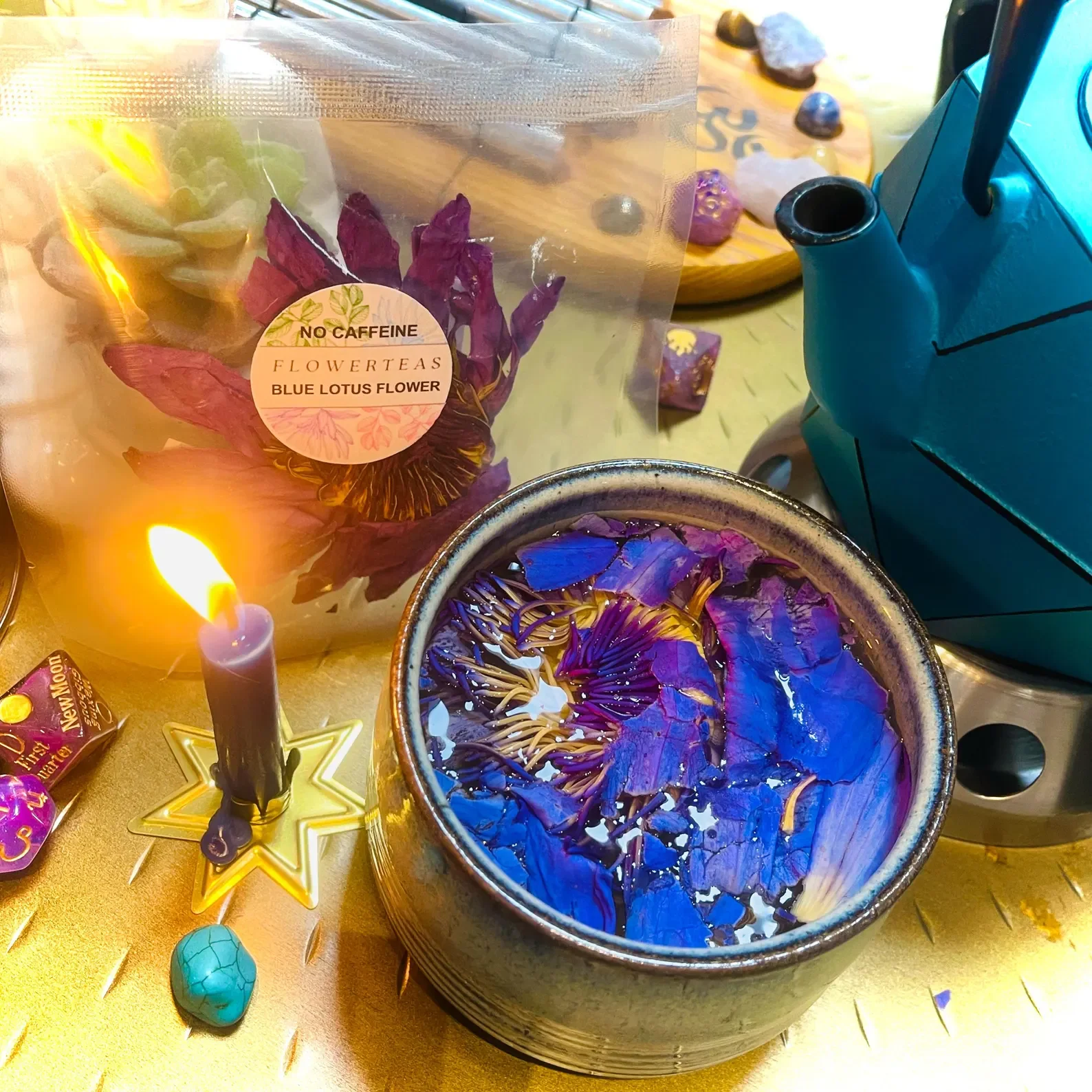 Blue Lotus Flower