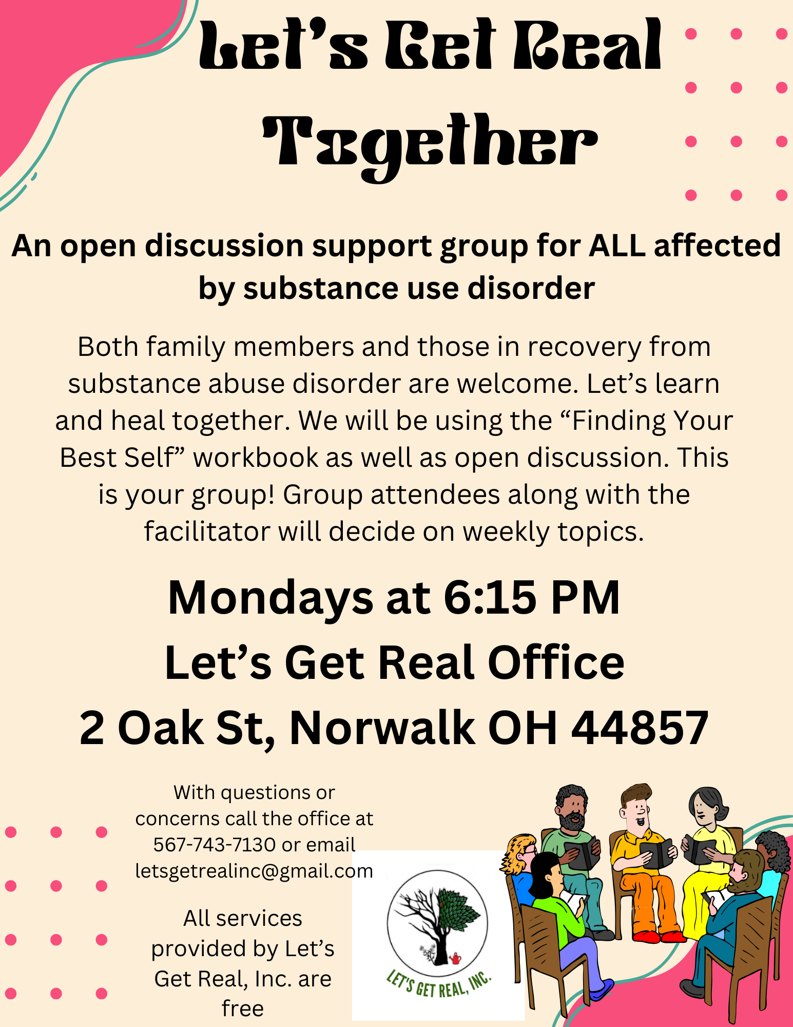 Weekly Meetings — Let's Get Real Inc.