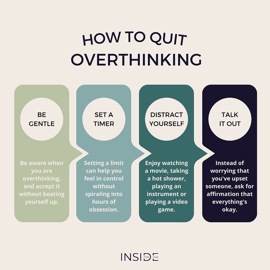 How to Quit Overthinking by  @caregiverfeed