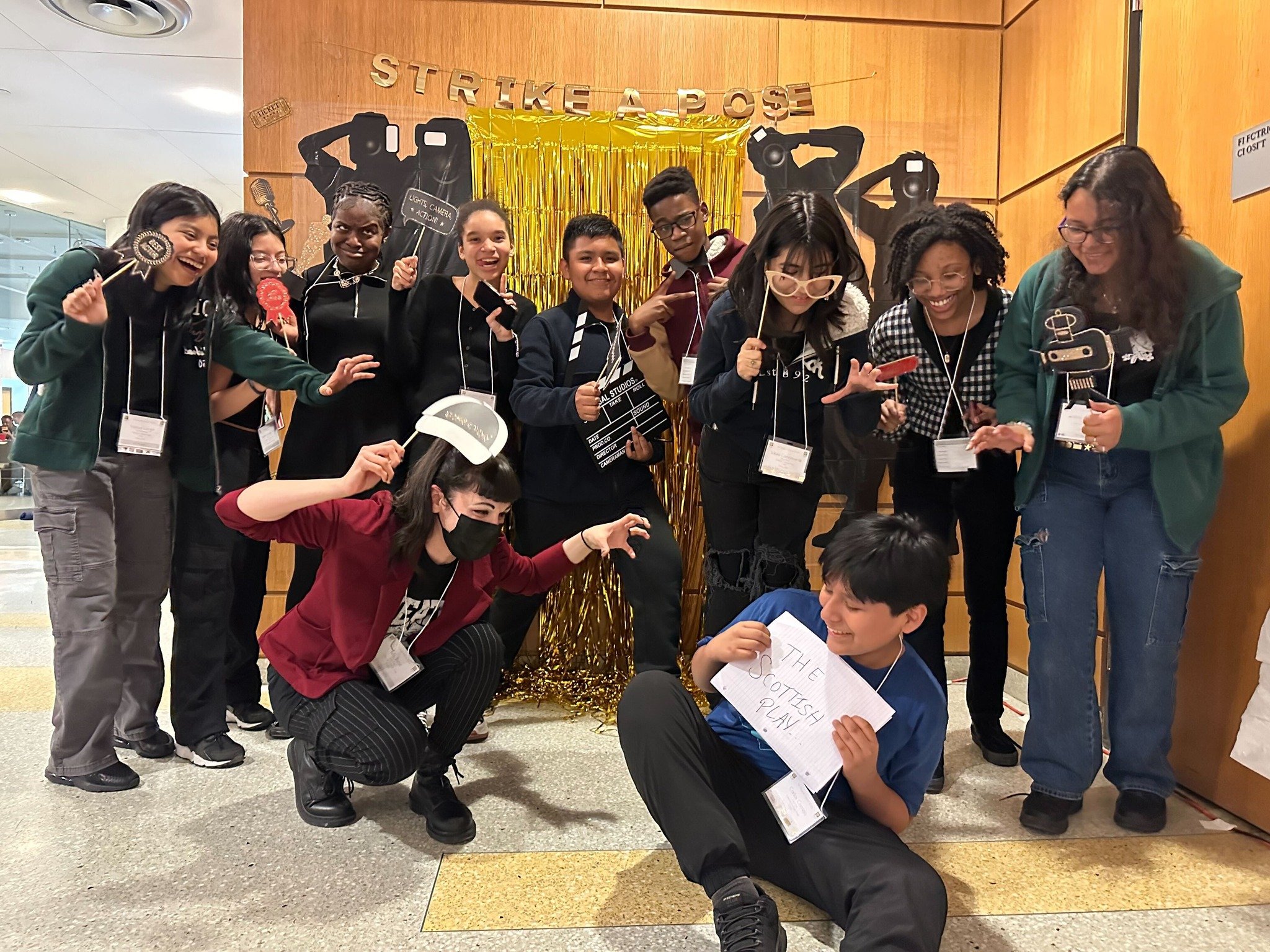 Our scholars had an AMAZING time at the NY Thespian festival! 🎭

9 scholars performed in Thespys, Charlize performed in a &ldquo;24 hour play&rdquo; and Q&amp;A, Mixie and Soleil performed an improv scene, Carlos and Mixie won the event scavenger hu