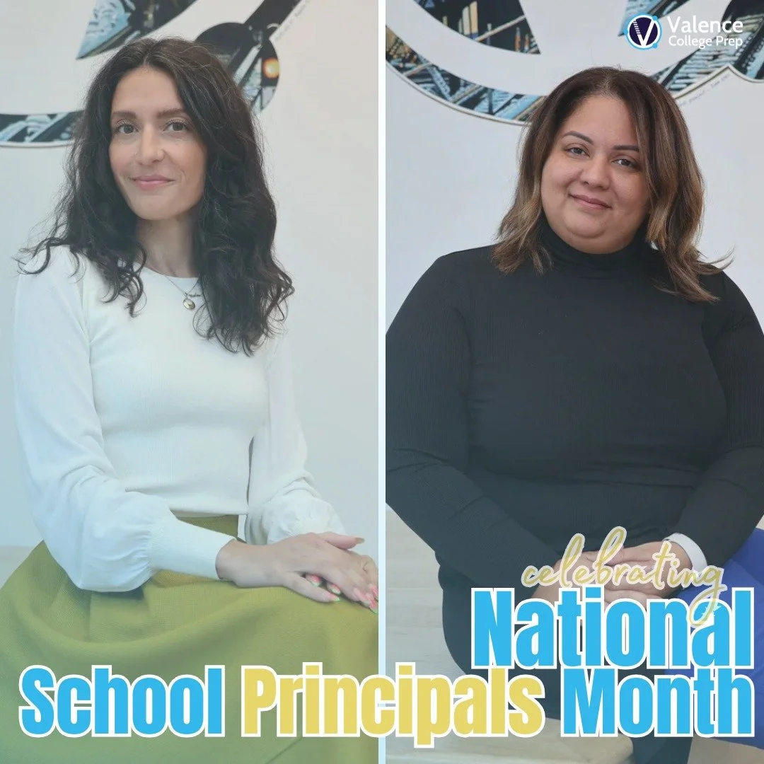 October is National Principals Month 💜🐳 We&rsquo;re celebrating our fearless leaders, Ms. Kone and Ms. Quezada, for their endless dedication, vision, and love for our Valence community. Thank you for leading with heart, purpose, and pride! 💫