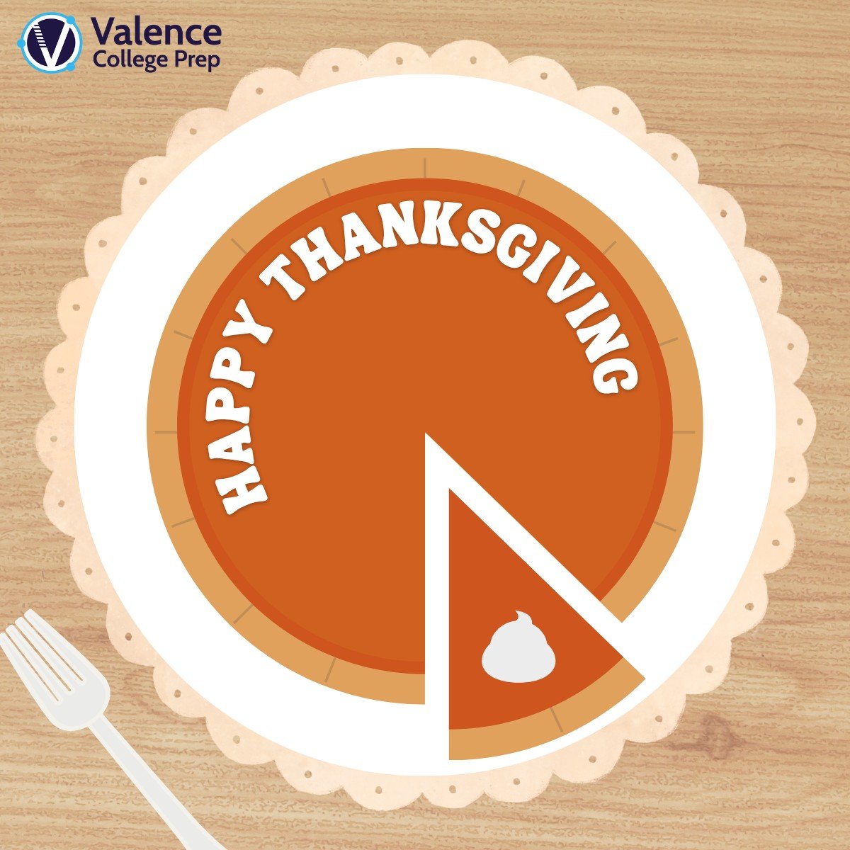 Grateful for our Valence community - our scholars, families, &amp; educators. Happy Thanksgiving 🧡🦃💙