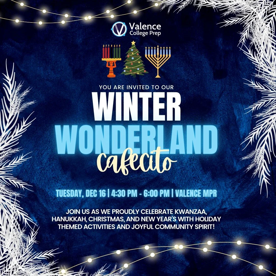 🎄🕯️✨ Our Winter Wonderland Cafecito is almost here! Join us on Tuesday, Dec 16th, from 4:30&ndash;6 PM as we celebrate the December holidays with crafts, games, and cozy winter vibes. ❄️✨