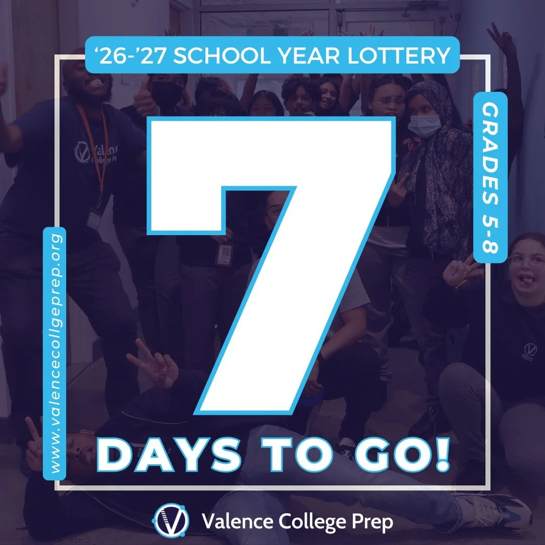 The enrollment lottery for the 2026&ndash;2027 school year is just one week away! As a reminder, current families can earn referral incentives for recommending a future 5th grader to Valence... from free uniforms to gift cards. Spread the word and he