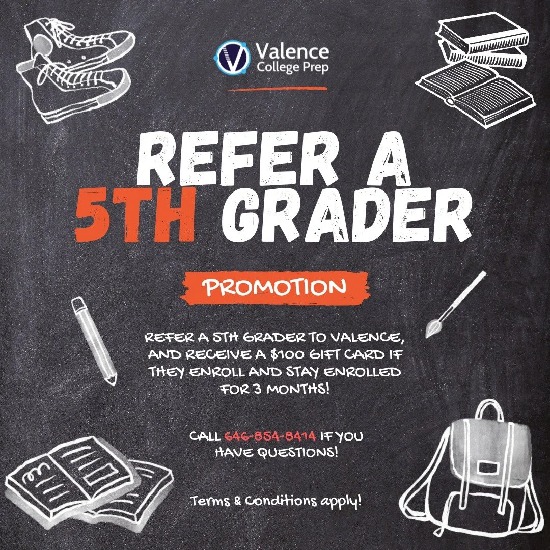 Know a future 5th grader? Refer them to Valence and earn a $100 gift card once they enroll and stay for 3 months. Strong academics. Strong community. Real results. 📚✨
