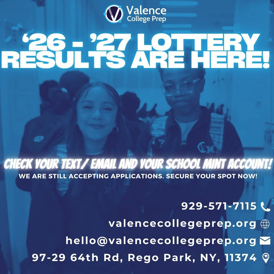 Lottery results for the upcoming school year are now live‼️🥳 Please check your SchoolMint account to see your offer. We are SO excited to welcome new families to the Valence community. 💙