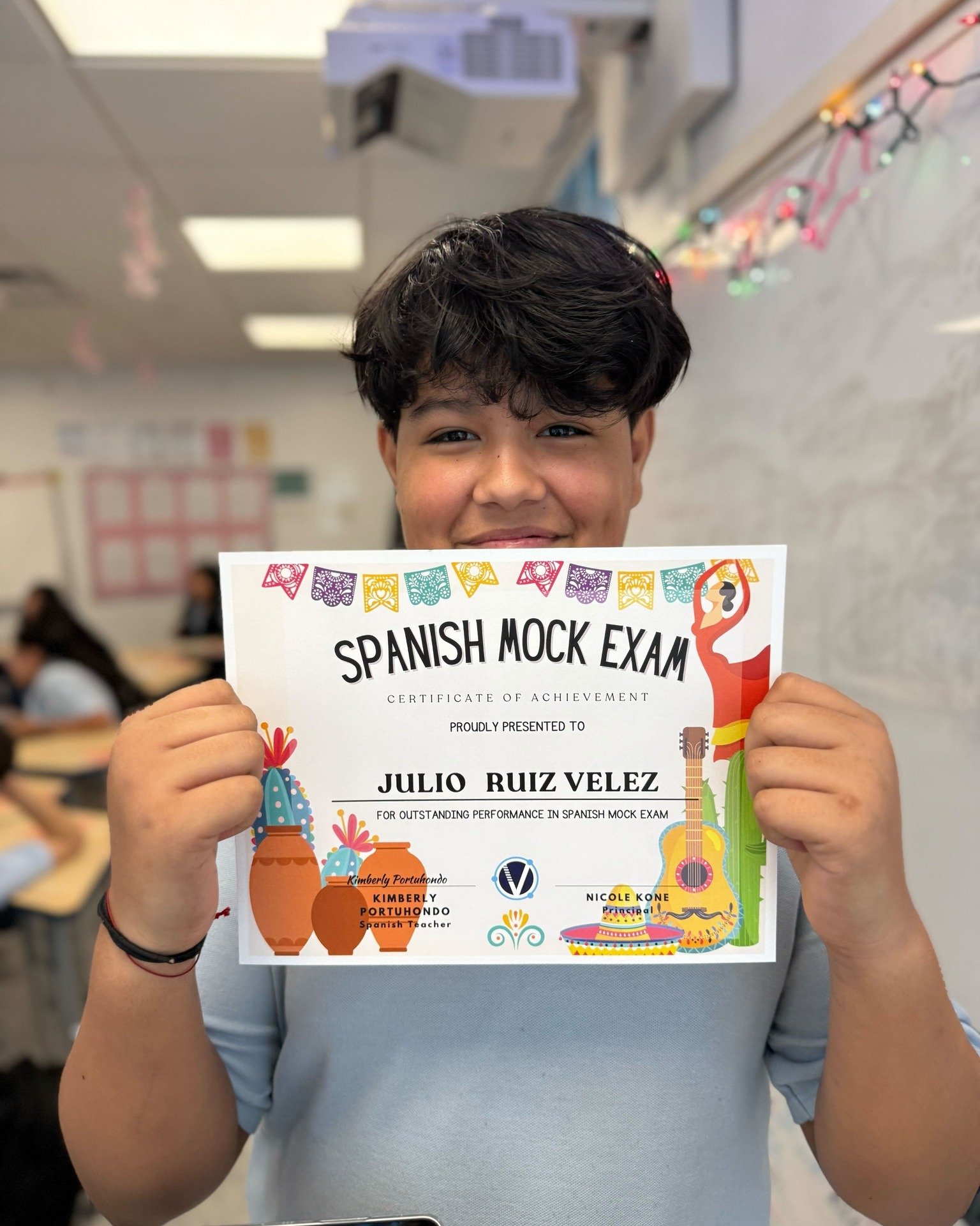 Our 8th grade Heritage Spanish speakers are about to earn a high school credit before even stepping foot in high school. 🎓 They rocked their mock Regents and the real thing is just around the corner. 💙✨