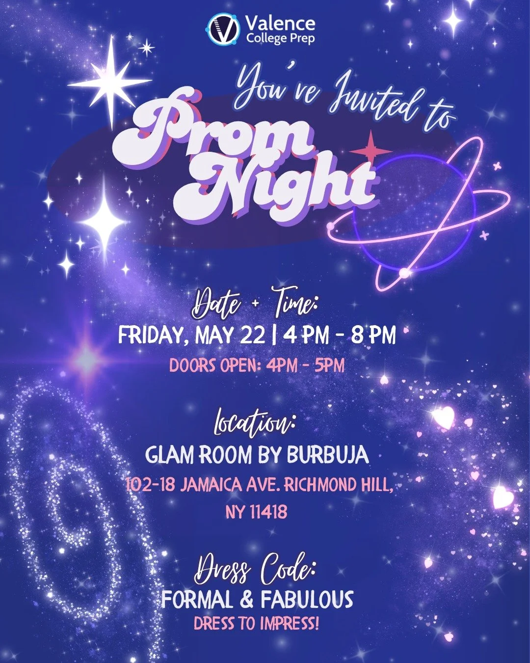 The countdown to high school begins for the Class of 2026&mdash;and what better way to kick it off than with our Senior Prom? ✨

In just one month, we can&rsquo;t wait to see you trade in your uniform for the night and show up dressed to impress. 🤩
