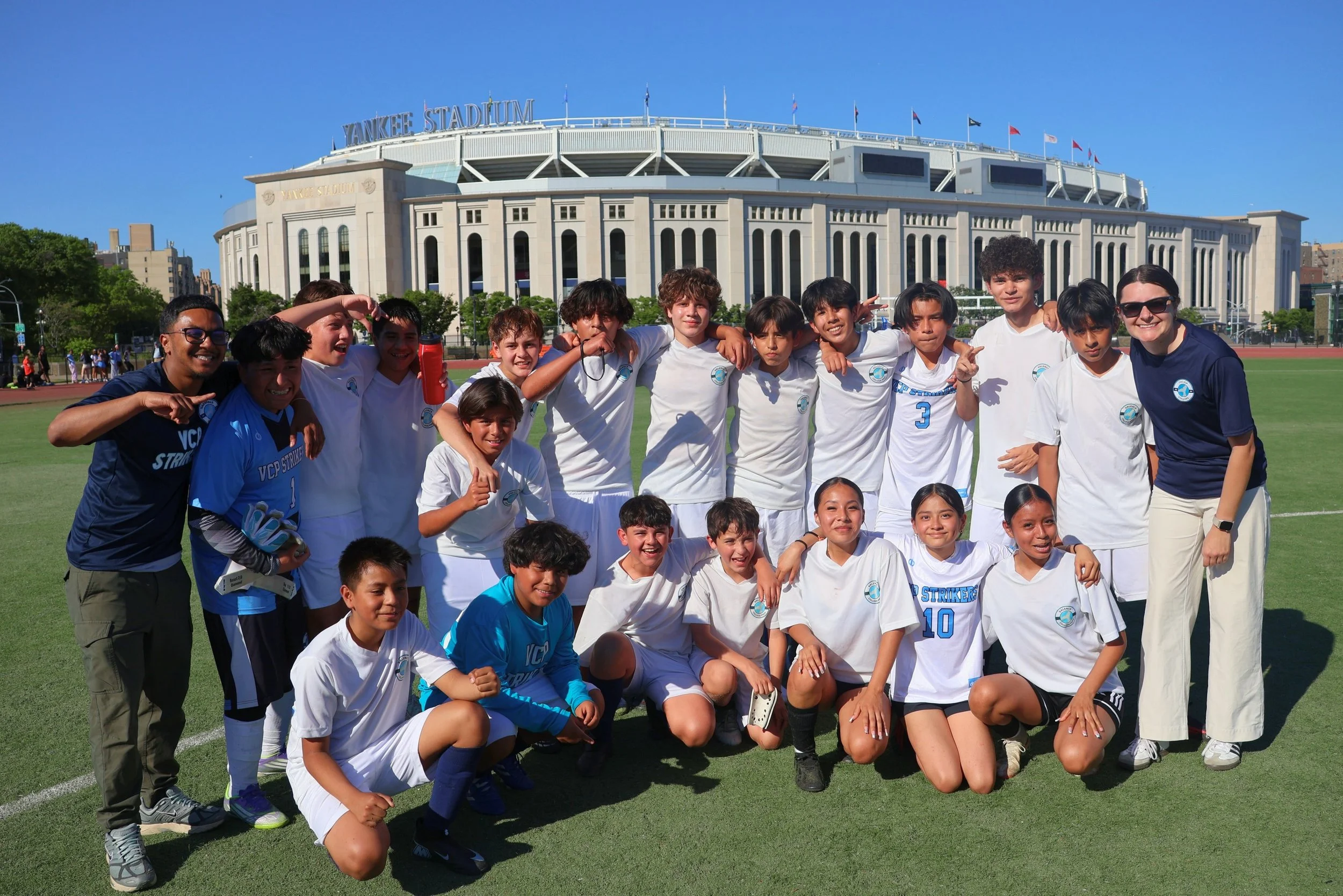Shoutout to the VCP Strikers&hellip; back to back @csaanyc champs 🏆💪🏽⚽️✨

A special shoutout to our 8th graders who played their final game as a VCP Striker 🥹 &amp; a HUGE shoutout to Ms. Hubner &amp; Mr. C for coaching us to victory. 🎯🏆