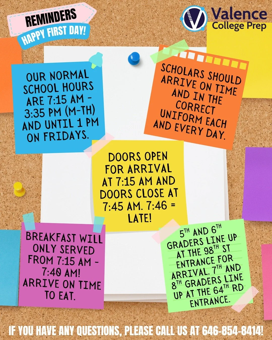 HAPPY FIRST DAY OF SCHOOL! 💙✨
