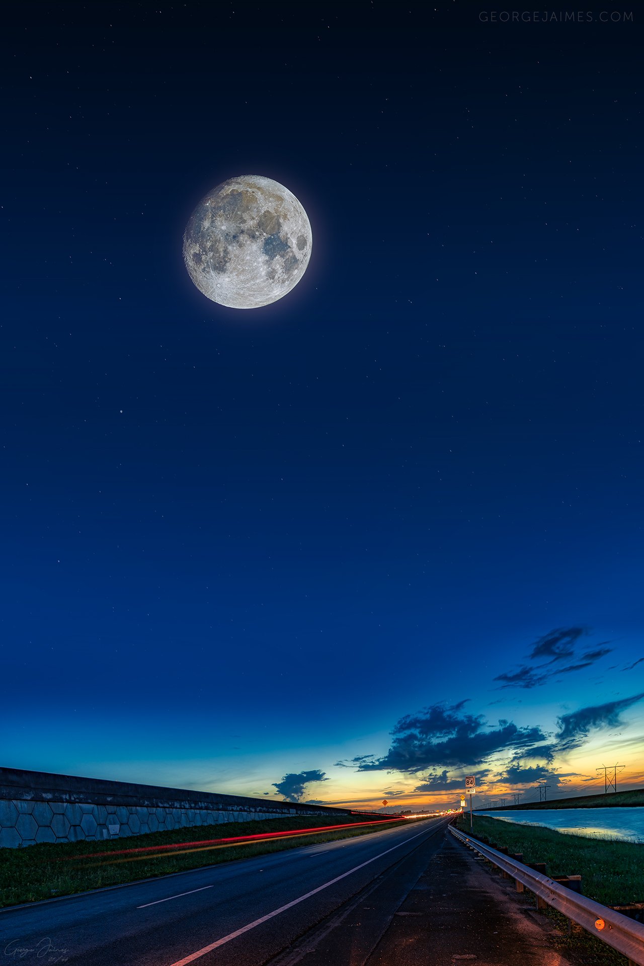 Lunar Rendezvous. Fine Art Photography by George Jaimes
