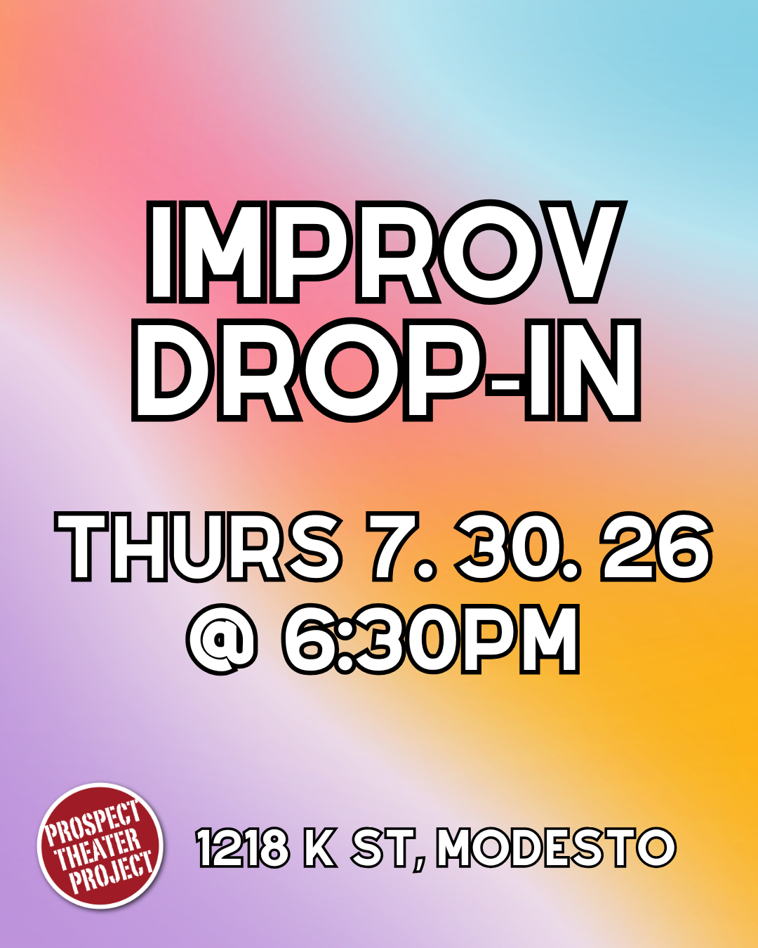 ARTIST LAB CLASSES: July Improv Drop-in!