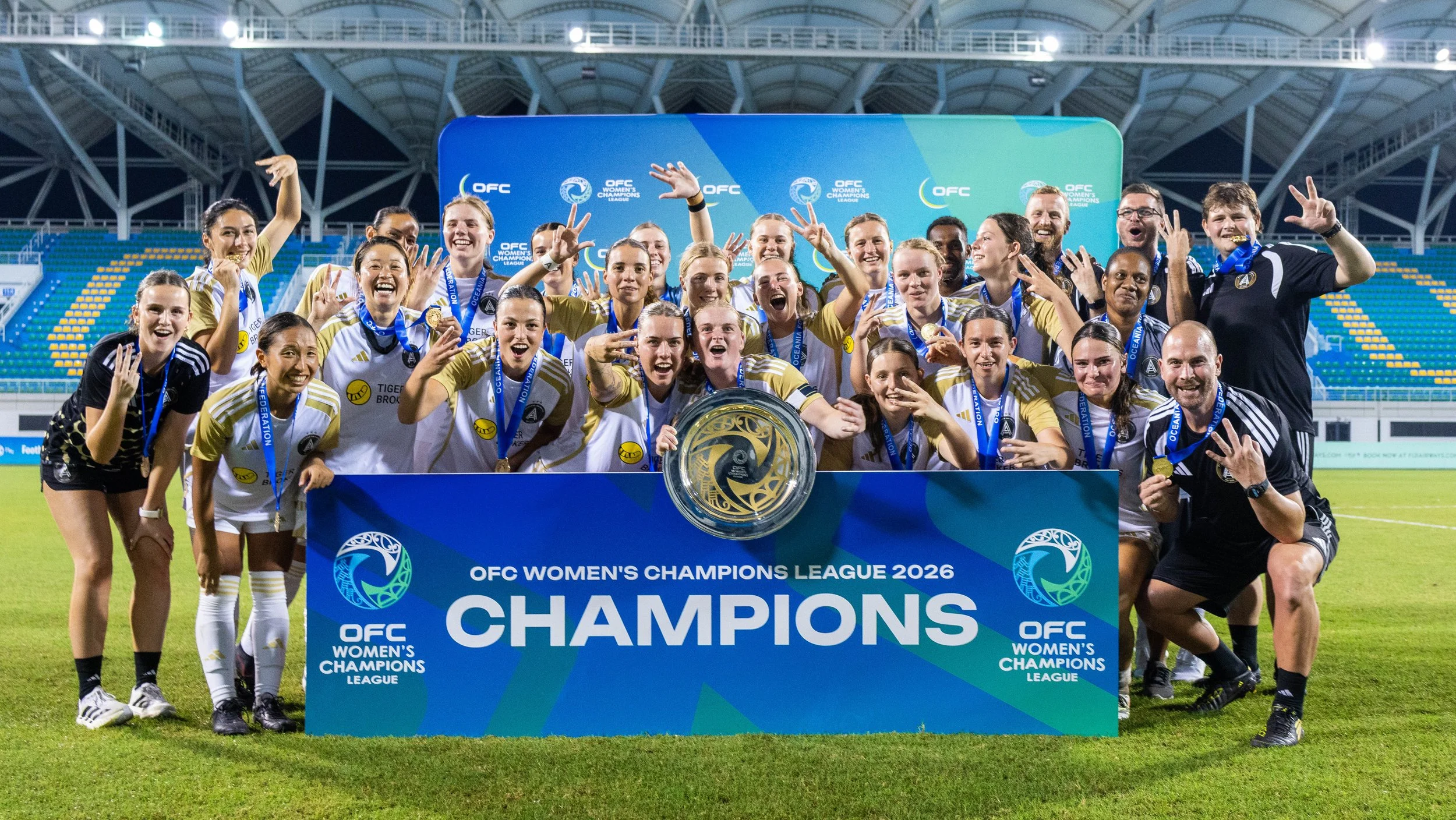 History Made: Auckland United Crowned OFC Women's Champions for a Third Consecutive Year