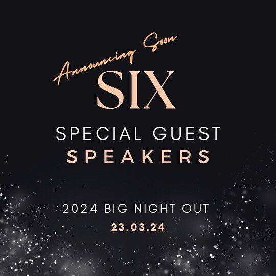 Have you purchased your tickets yet to our big night out?! They are selling quickly. It is a night not to be missed, the lineup for the evening is unbelievable. 

Shortly we will release who our six guest speakers will be. They will be up on stage sh