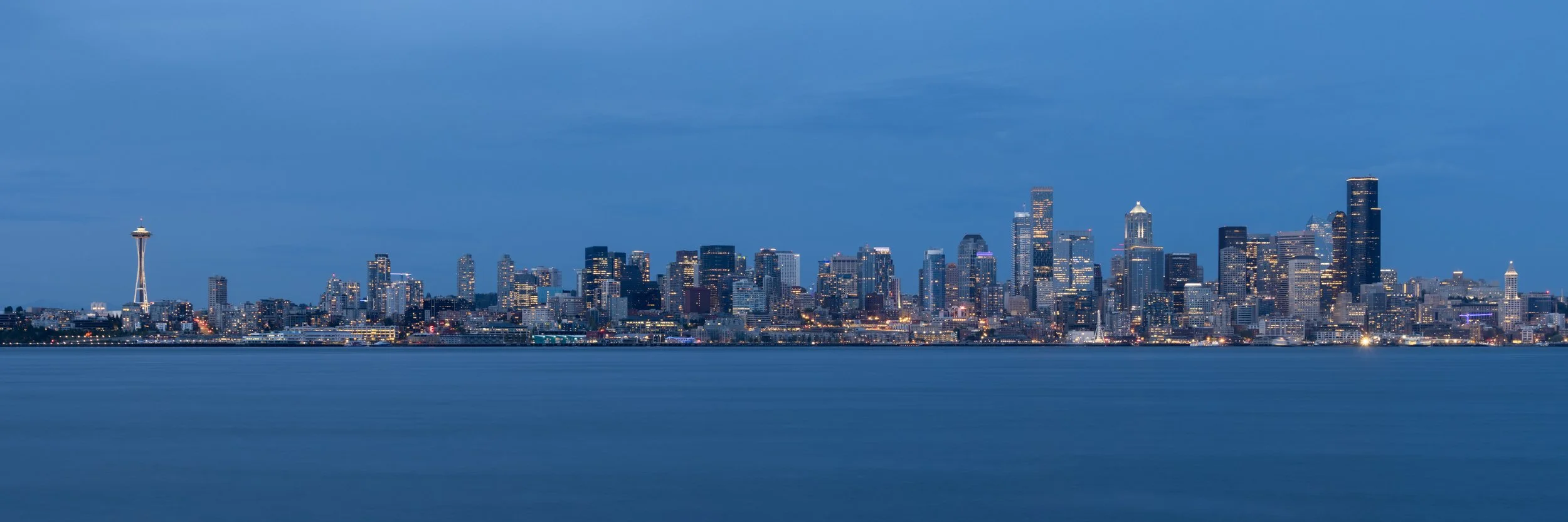 Blue Hour - Seattle Skyline
