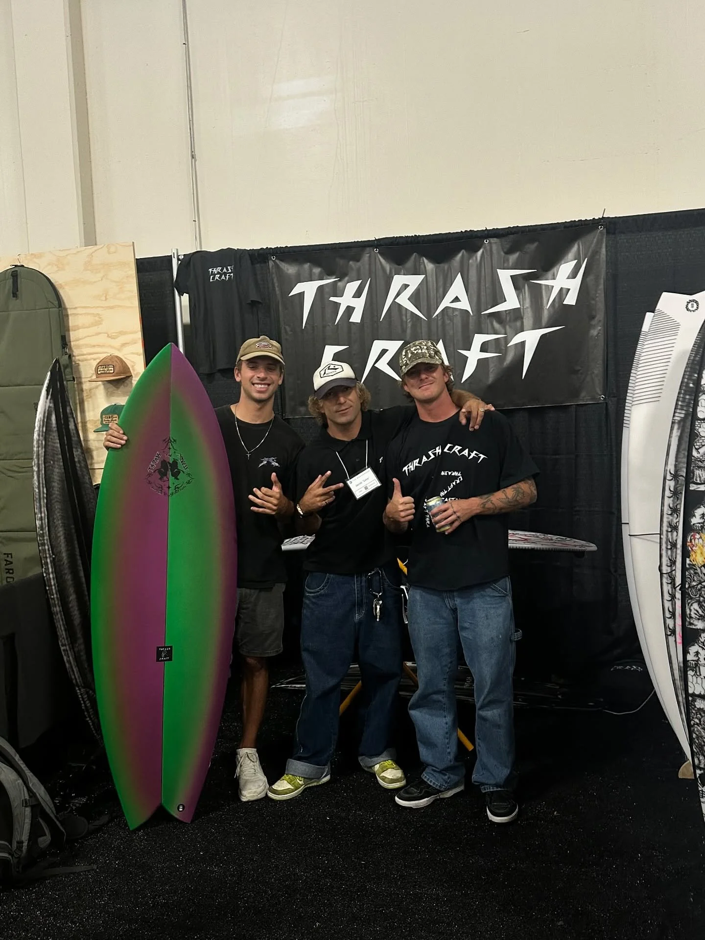 SEE YOU THIS WEEKEND @boardroomshow DELMAR  BOOTH C22 - will have some boards for sale and taking orders for winter/ spring. Stoked to see ya ⛓️&zwj;💥🚨🍺 #thrashtheprocess