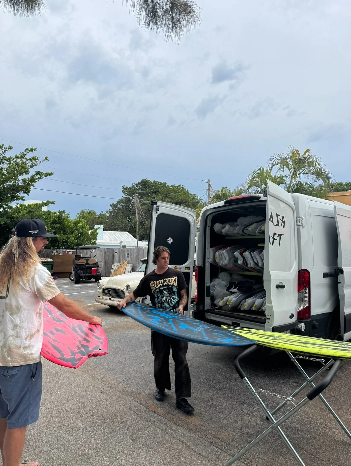 SEE YOU AT @nomadsurfshop THIS SATURDAY DEC 13!  Pulling up in the van and trailer with a grip of freshies available on the day of only!  Come chat boards and hang, see you there⛓️&zwj;💥🚨 #thrashtheprocess