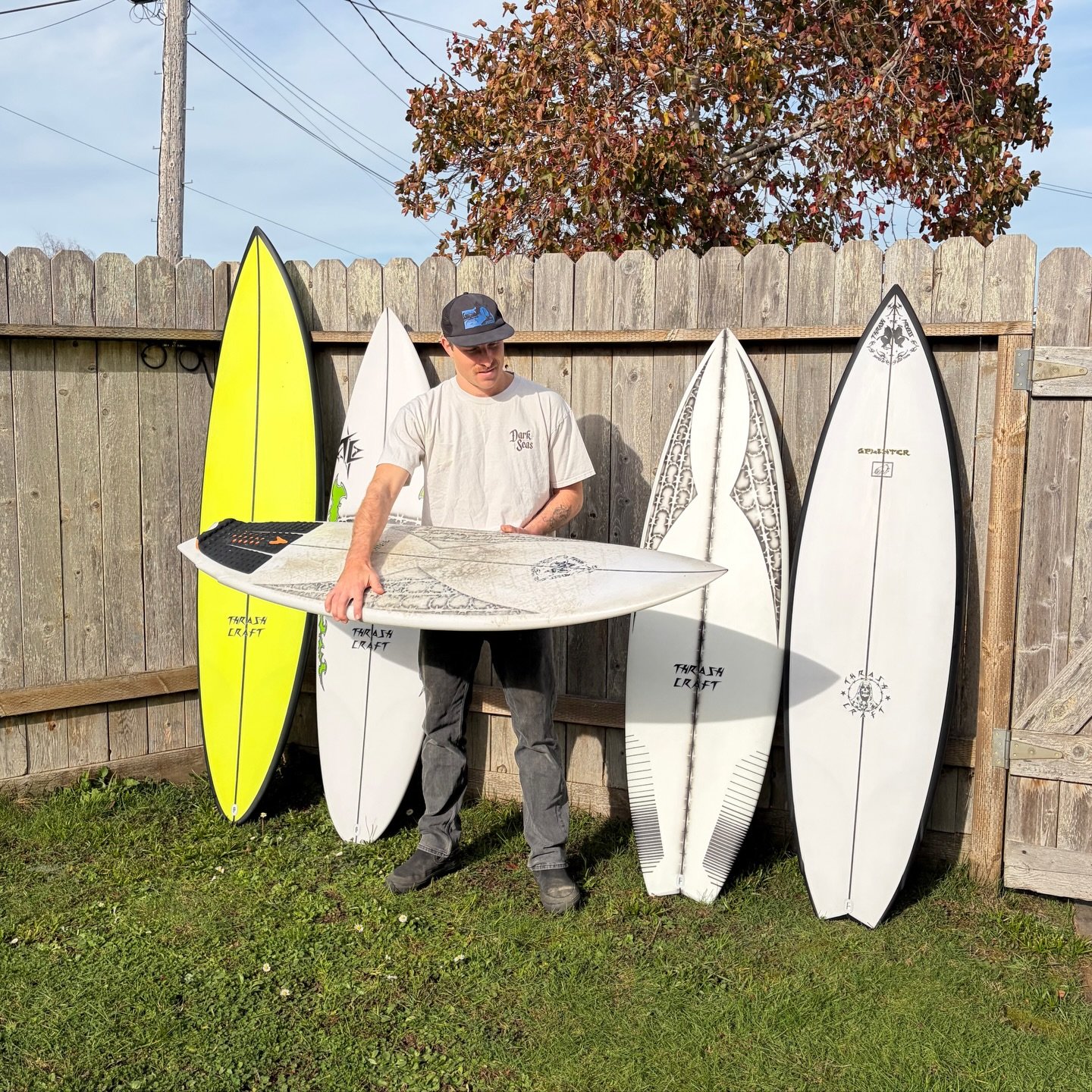 Bumped into good friend @av_sieg on the road out west and dropped off his customs. Stoked to see what he does with these!  Headed to @foamsurfclub in ALABAMA to drop some boards, should be there by weds mid day- pull up to see what else is available 