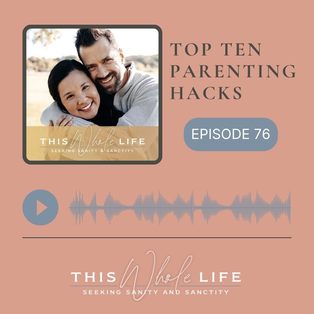 Is there any way to make parenting less stressful?
What can I do to make our life less chaotic?
How can our family be a little more sane & connected?
Let's face it - parenting in the 21st century is not for the faint of heart. In episode 76 of T