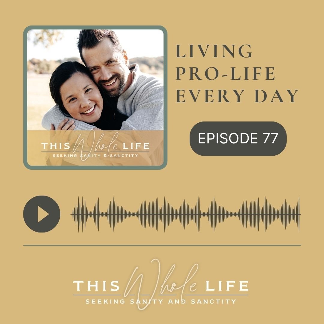 Am I really "pro-life"?
How does loving others impact my mental & spiritual health?
How am I supposed to treat the people who are hard to love?
In Episode 77 of This Whole Life, Pat Millea welcomes Fr. Nathan LaLiberte for a powerful c