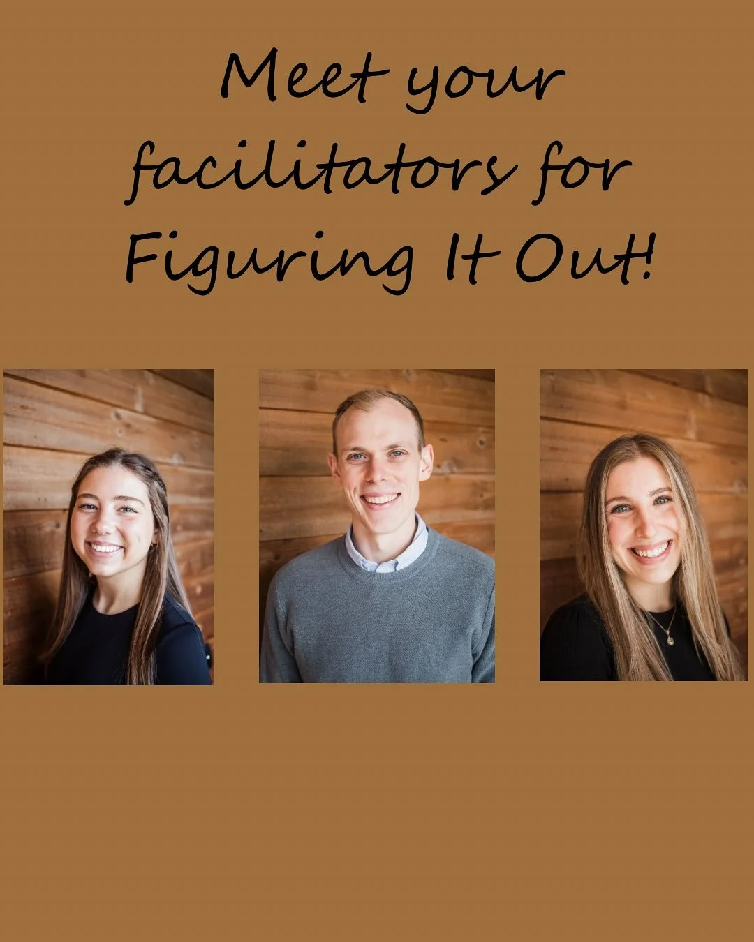 Meet Ben, Elise, and Nicole! Your Figuring It Out facilitators!
One more week until sessions begin! Register today!
#martin #authentic #catholic #mentalhealth #faith #christian #spirituality #podcast #thisw