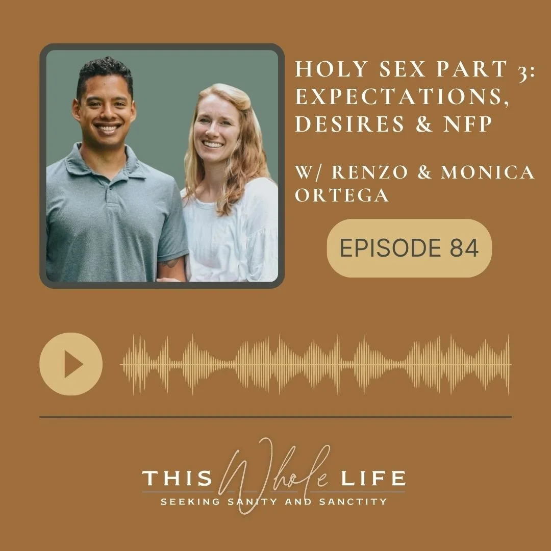 🔥How do I acknowledge and communicate my sexual desires & needs?
🔥What do I do when my expectations about sex in marriage are unmet?
🔥Is it possible to keep the spark alive while practicing NFP?
In episode 84, Pat and Kenna welcome Monica &am