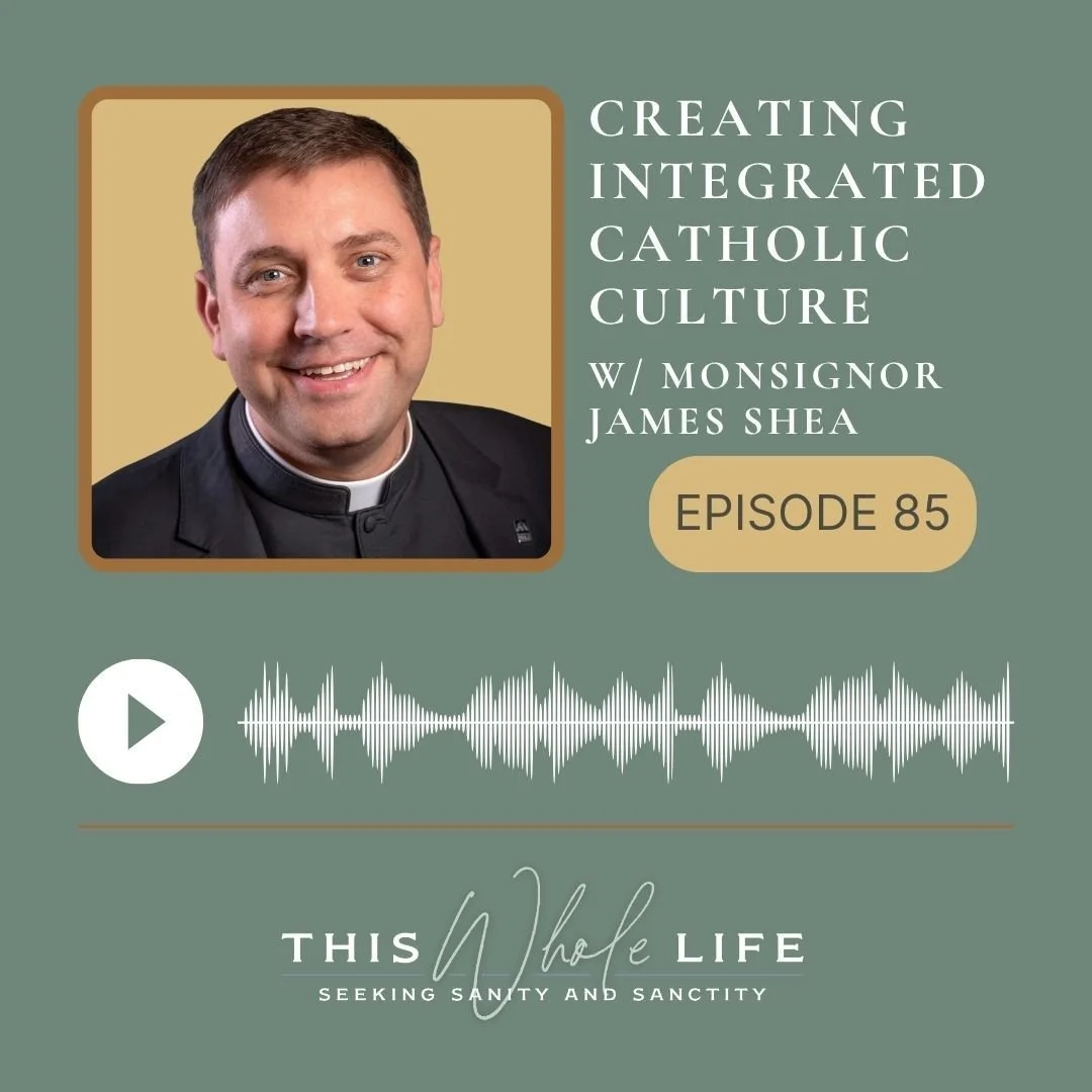 What does it mean to live a beautiful life?
How can I create a Catholic culture in my own life, family, school, or work?
Should I be aiming to create a utopia on earth?

In this insightful episode of This Whole Life, hosts Pat and Kenna sit down with