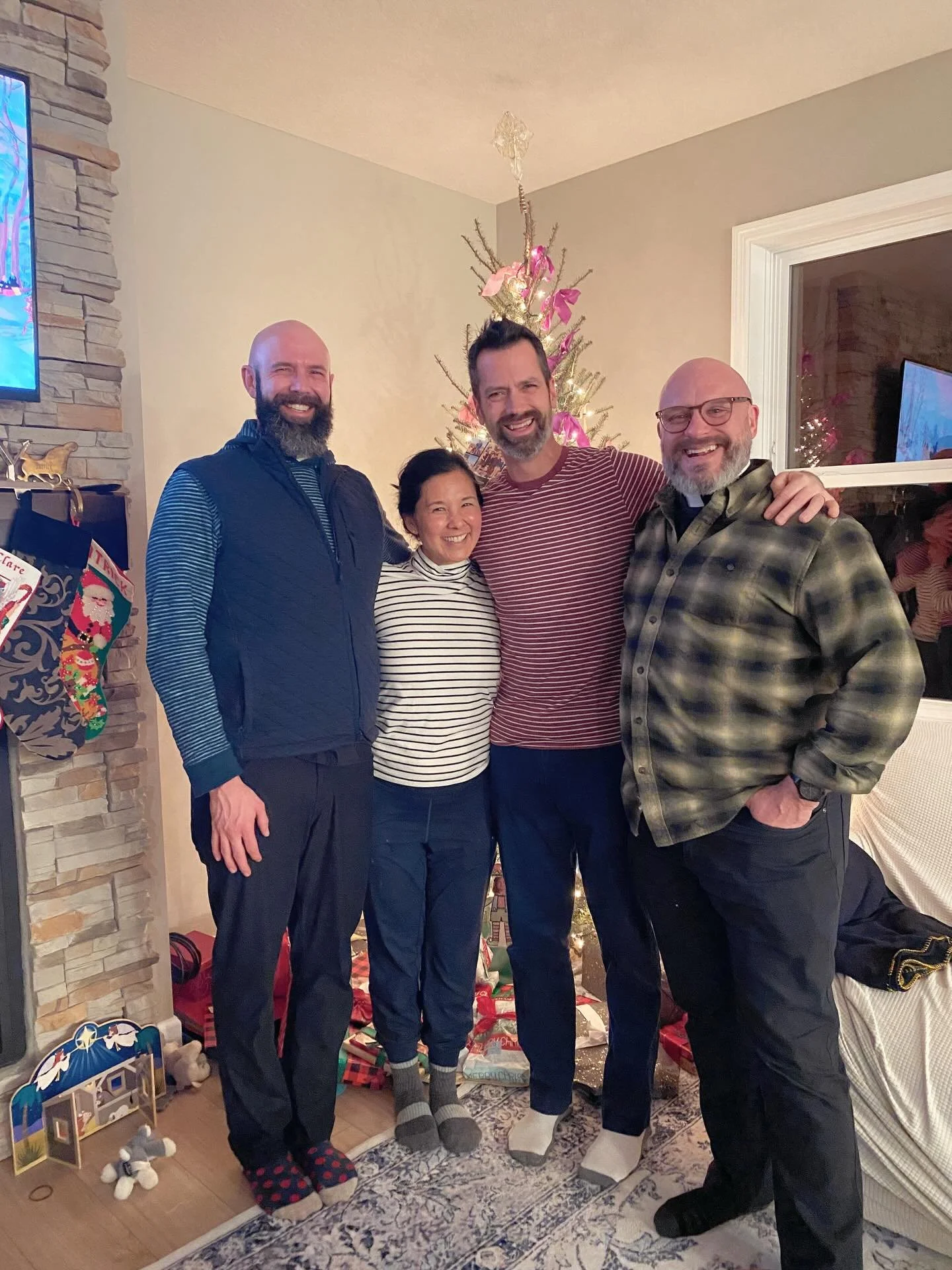 Christmas time IS here! All 8 days of the octave... or all 12 days til Epiphany... or all 23 days until the Baptism of the Lord....!? So there is some room for debate. What is not debatable is that God's love is palpable and we are going to soak up e