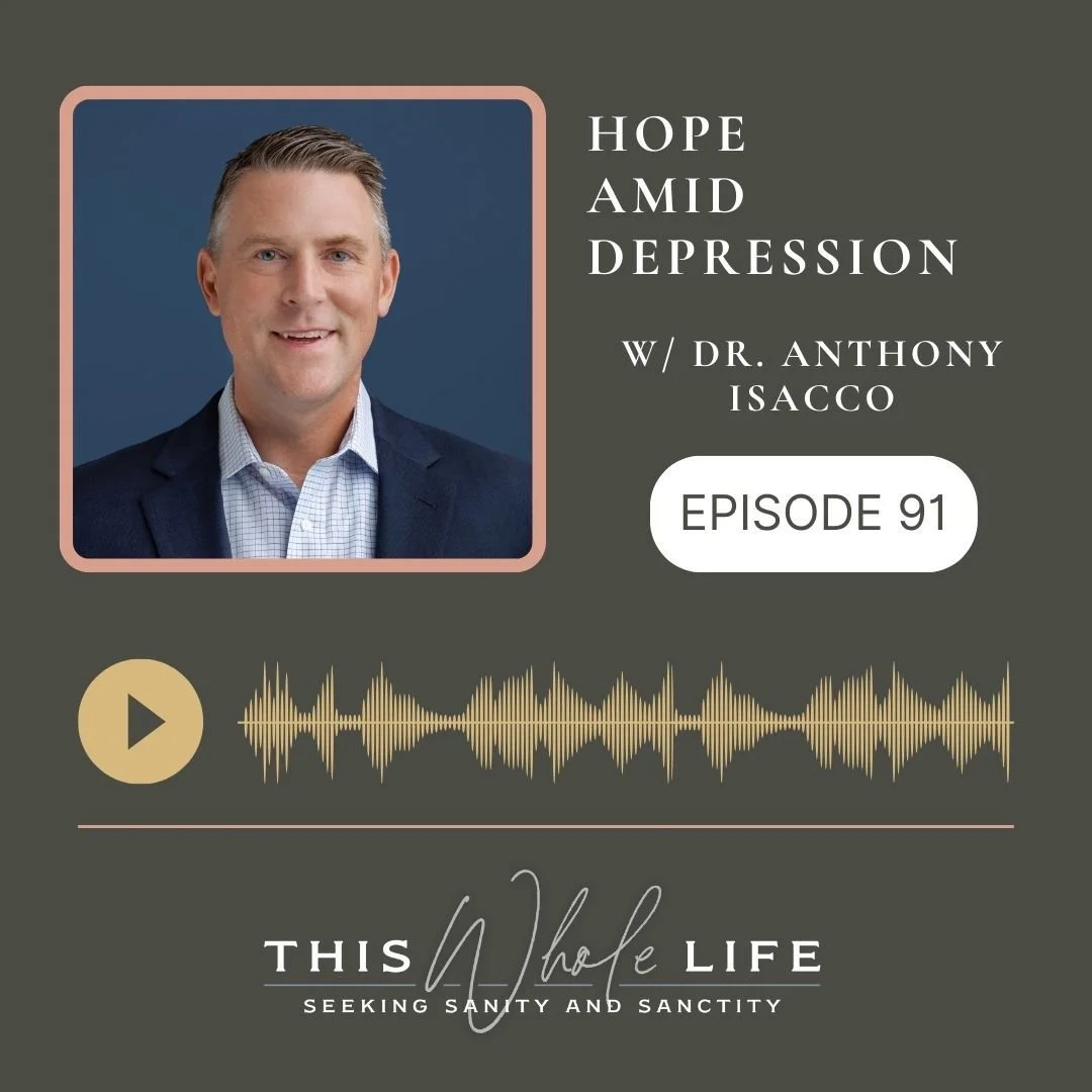 Is it a sin to be depression?
Is depression really able to be treated and healed?
How can I help my loved one who is suffering with depression?

In the first ever episode of "This Whole Life" recorded in front of a LIVE audience, Pat is joi