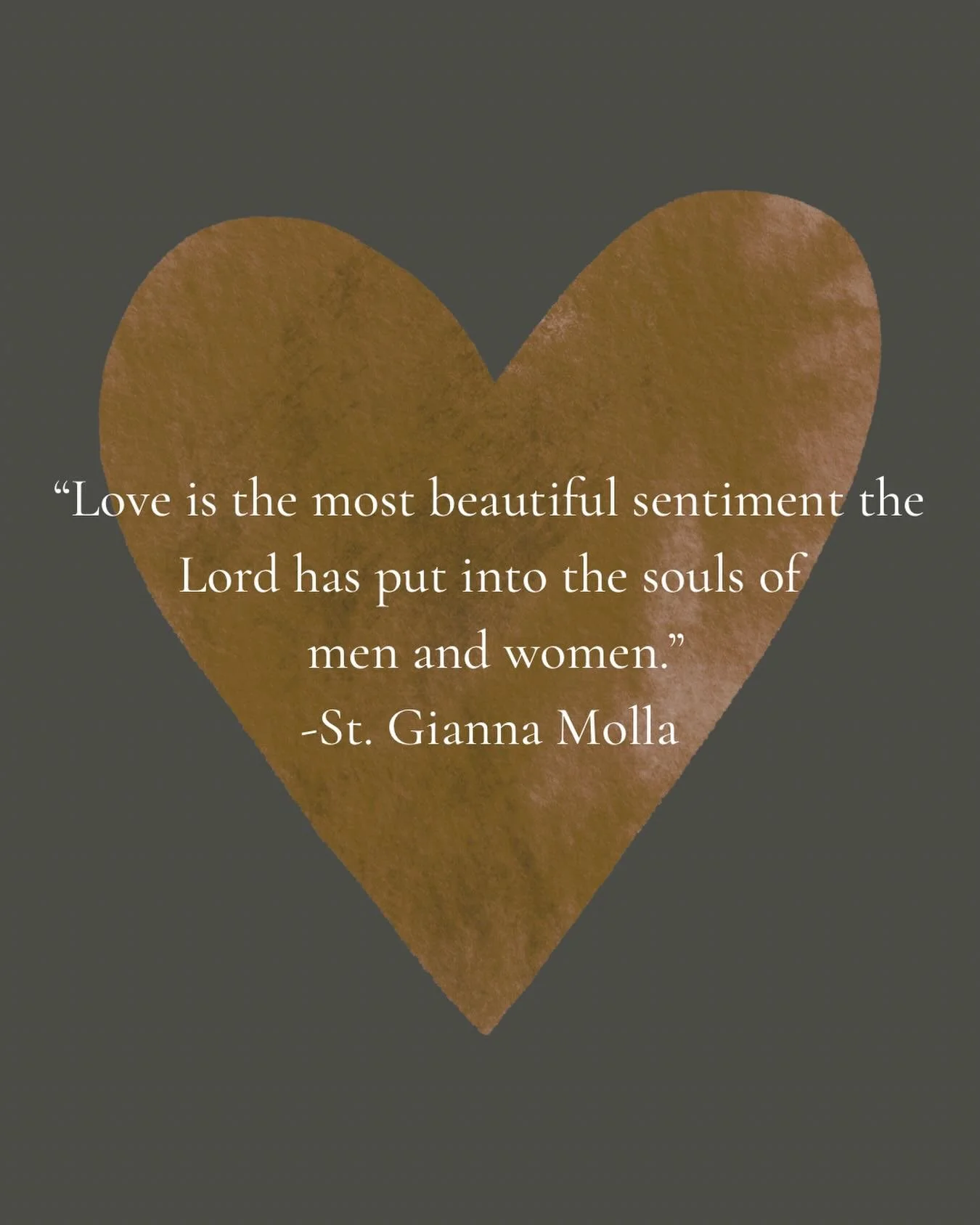 Praying you have a love filled feast day!