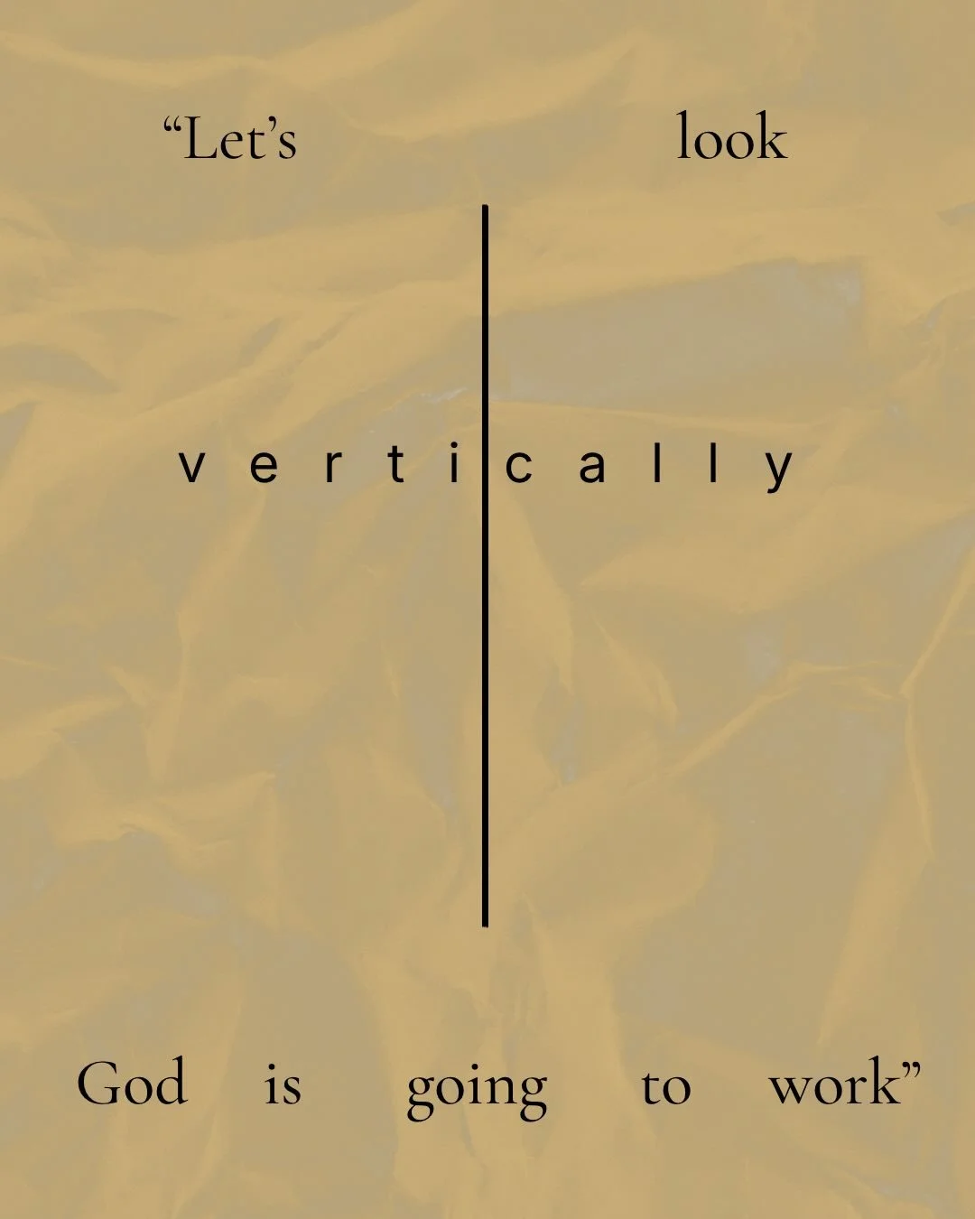 Most of us have heard the phrase, &ldquo;comparison is the thief of joy.&rdquo;

 So often, we look around us and compare ourselves to others.

 What if instead, we looked vertically, and from there focused our attention on Christ and His plan for ou