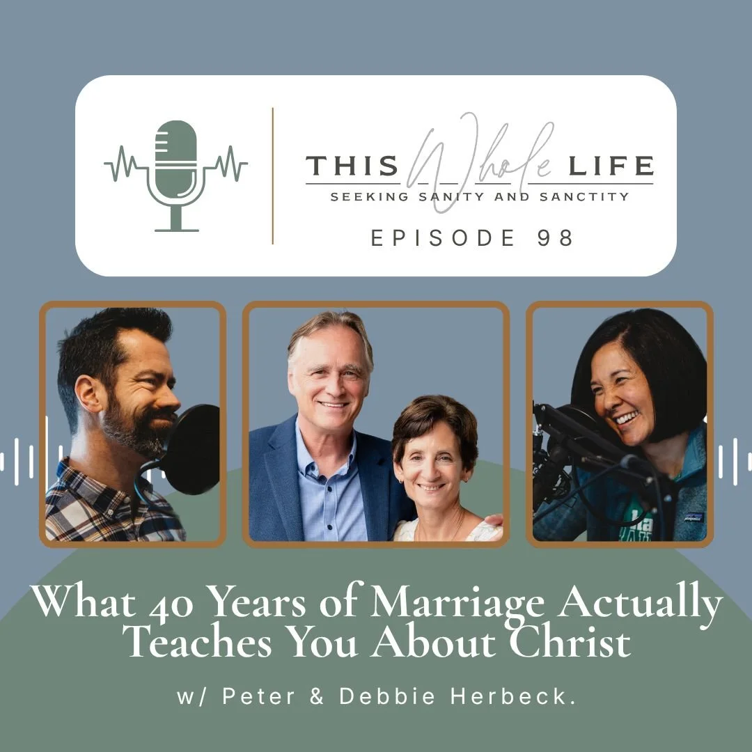 ✝️ What does it actually take to keep Christ at the center of a marriage through decades of real life?
✝️ What do you do when one spouse is further ahead in faith than the other?
✝️How do you build a family culture that passes faith down to the next 
