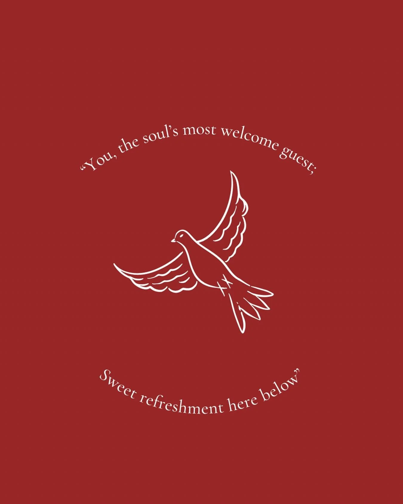 Come Holy Spirit! 🕊️