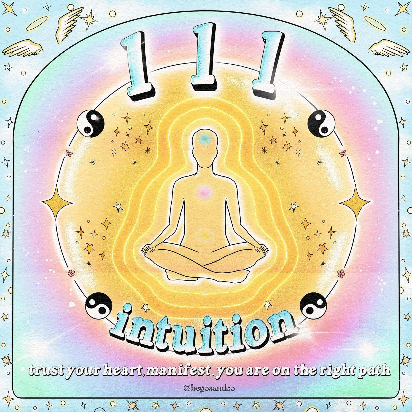 Angel numbers &amp; synchronicities are all around us 😇💫 this is your sign to trust your intuition. Trust that everything is falling in place for you. Keep your energy and your mindset high and manifest what it is you really want ✨ drop a heart to 