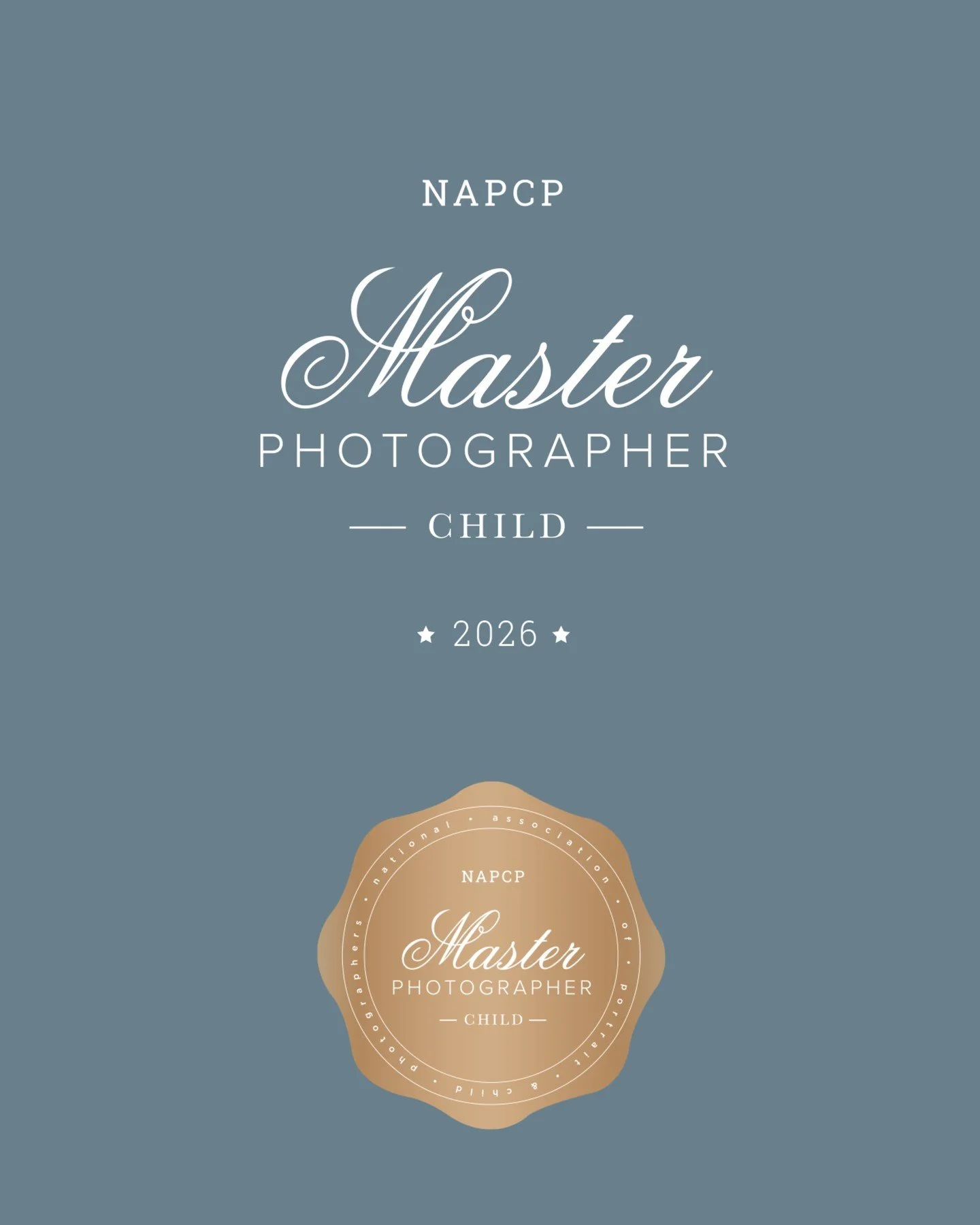 It is such a huge honor to be named a Master Photographer in the "Child" category with the National Association of Portrait and Children Photographers.

Portfolio submission is always difficult, but it forces me to look at my work criticall