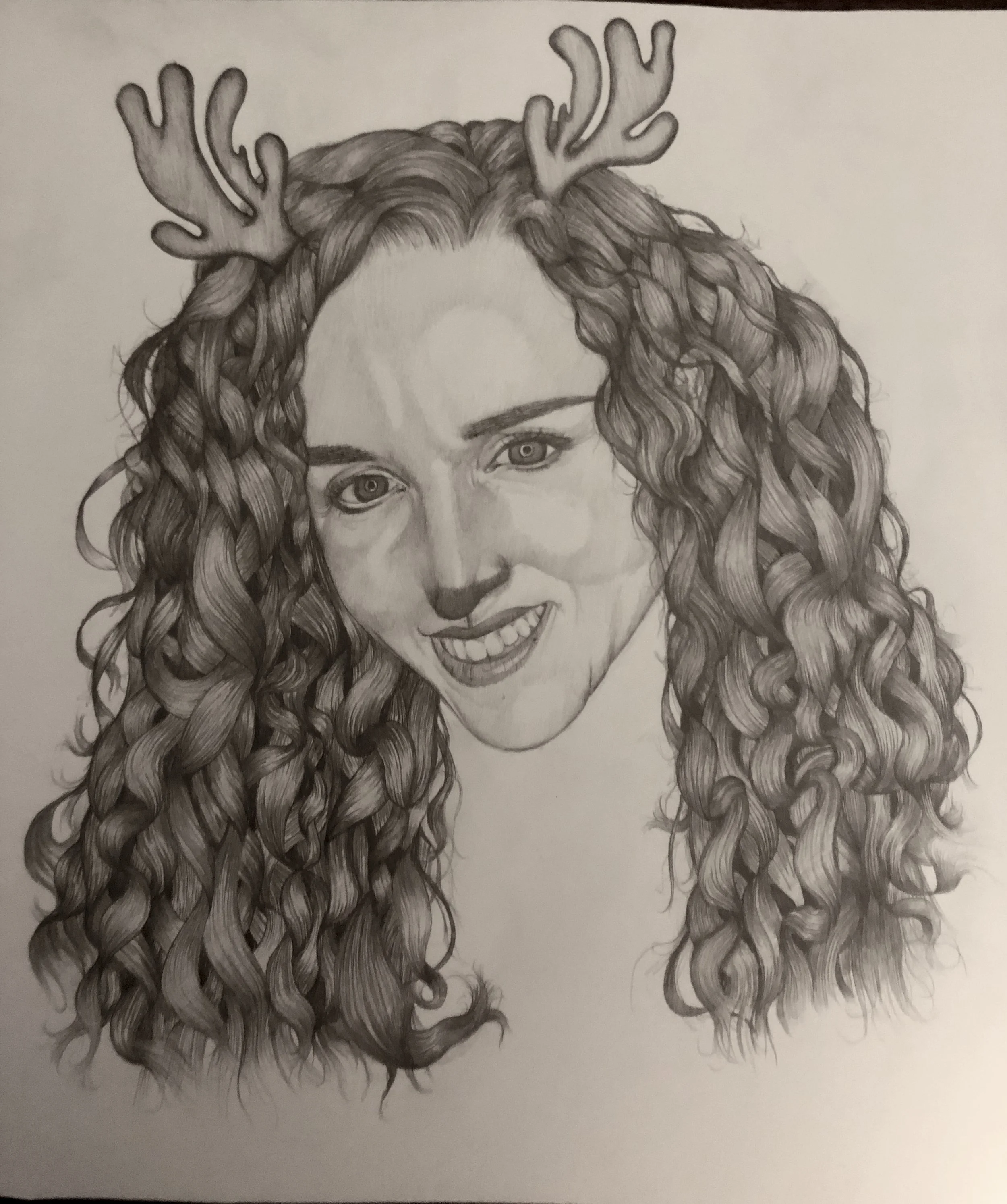 Lisa as a Reindeer