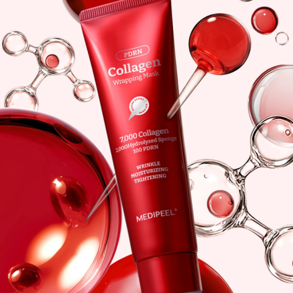 MEDIPEEL Collagen Glow Wrapping Mask - Boost Radiance & Glow