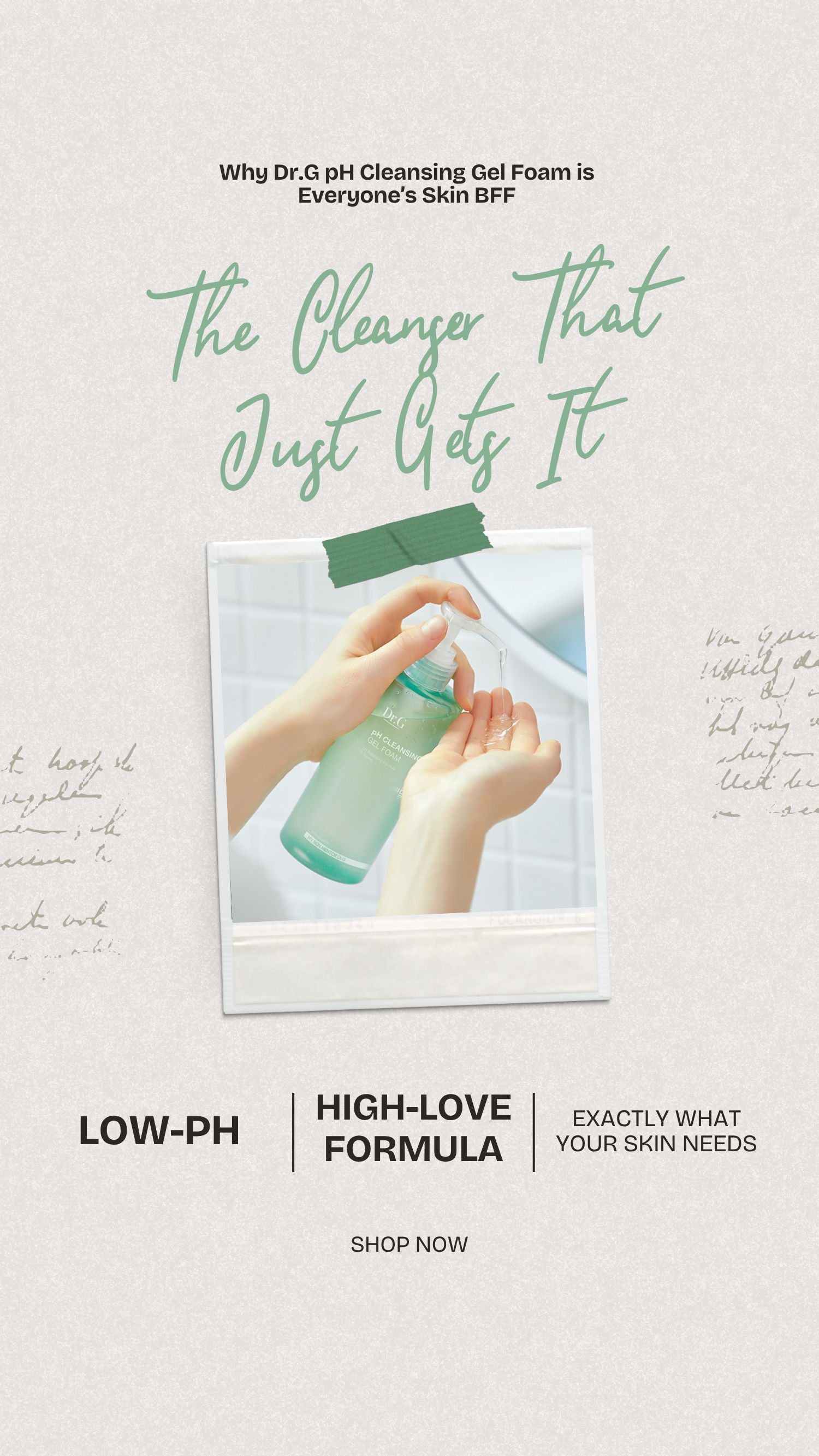 The Cleanser That Gets It: Why Dr.G pH Cleansing Gel Foam is Everyone’s Skin BFF