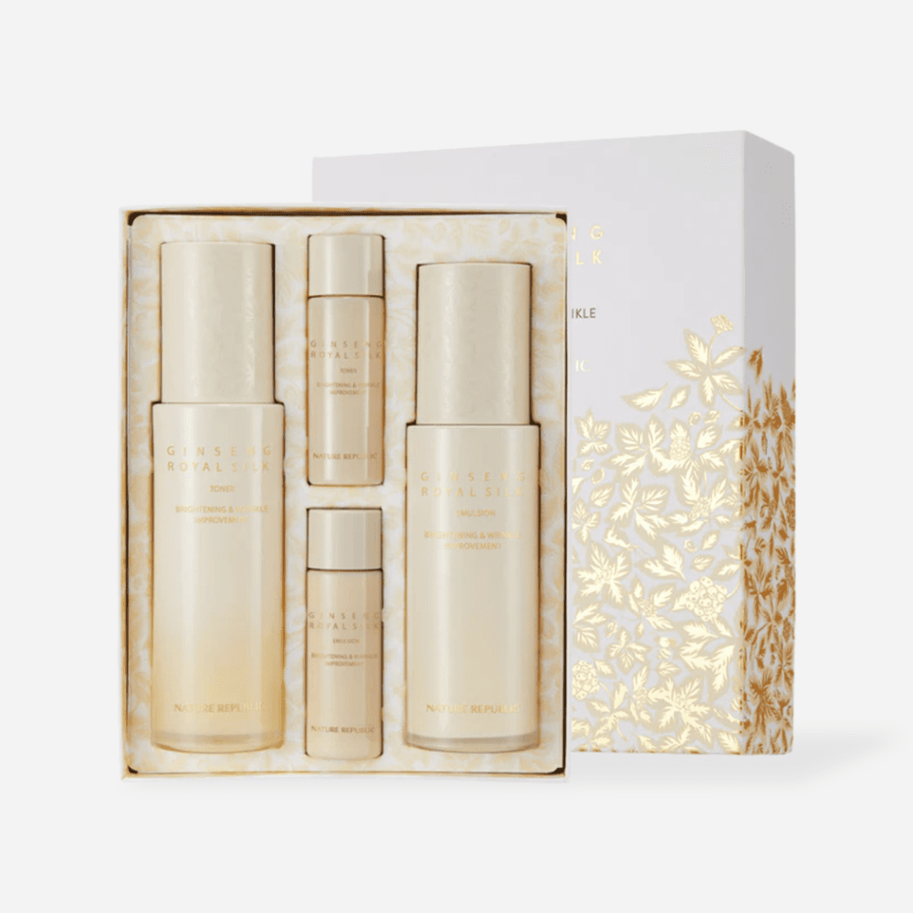 NATURE REPUBLIC GINSENG  SILK セット Ginseng Royal Silk Skin Care Set - Complete Care Set — OoshTush