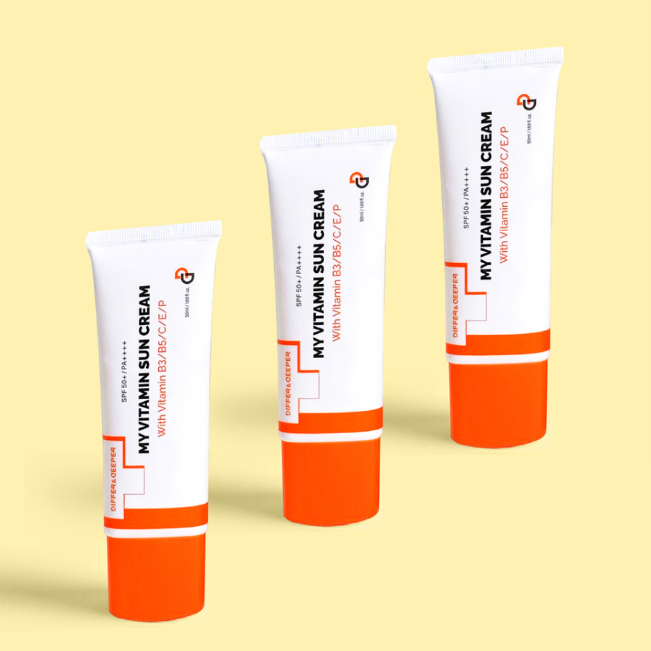 Differ & Deeper Sunscreen: Vitamin-Infused Daily Protection