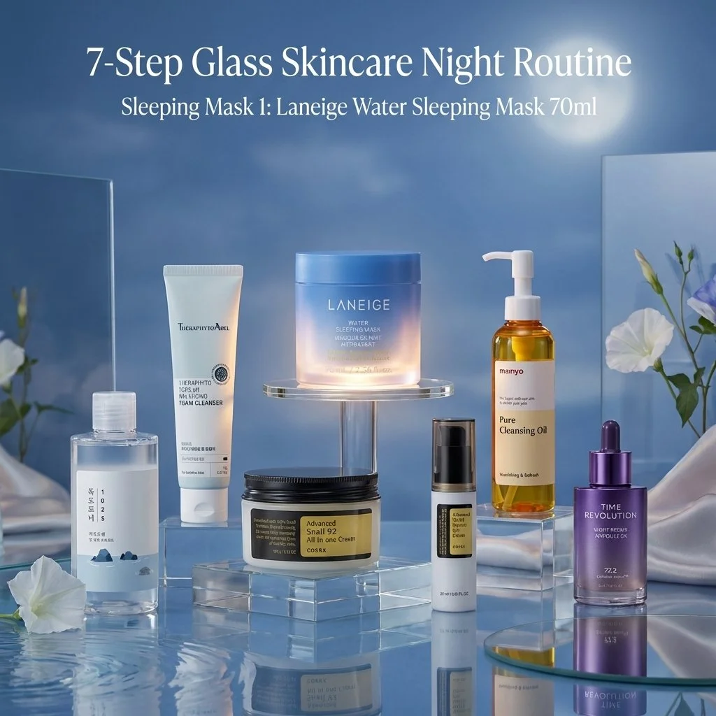 7-Step Glass Skincare Routine Morning & Night
