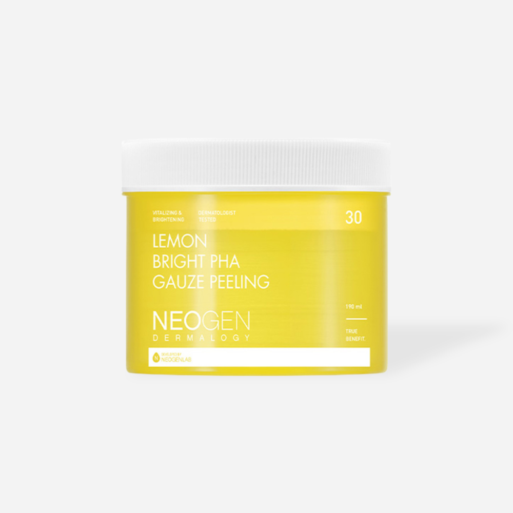 Neogen Lemon Gauze Brightening Pads - Radiance & Exfoliation