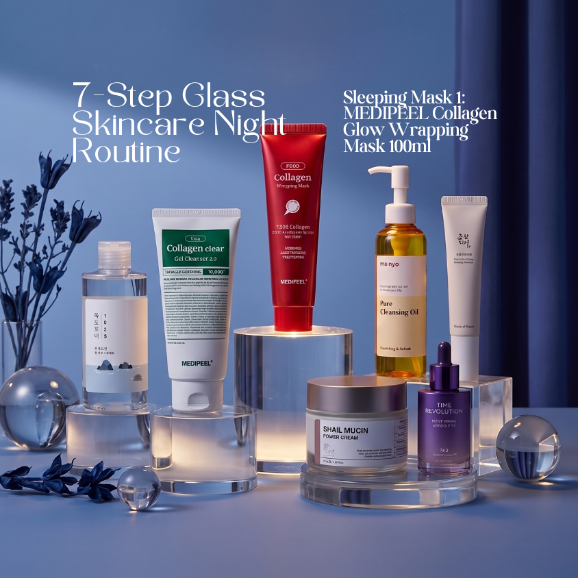 7-Step Glass Skincare Routine Morning & Night