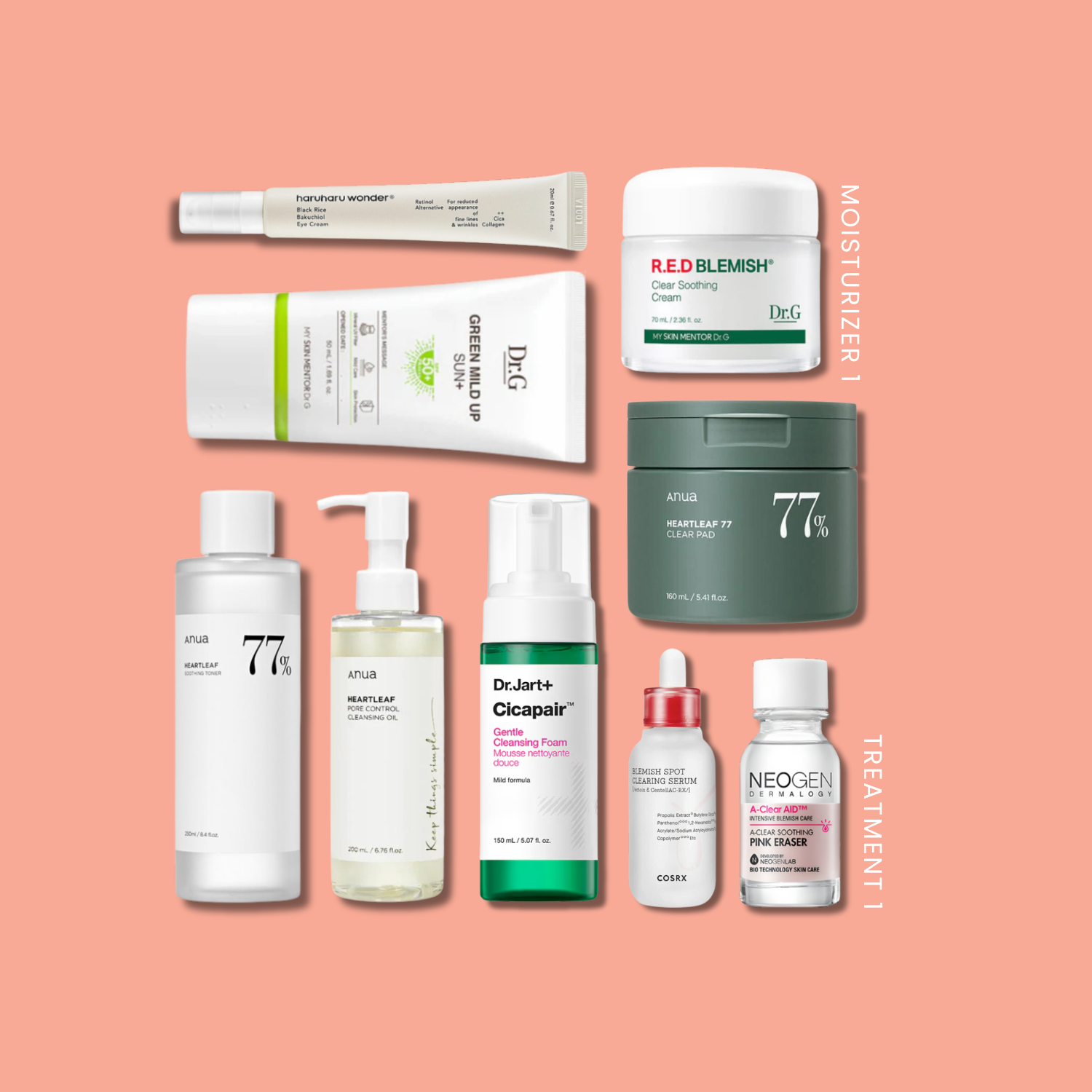 K-Beauty 10-Step Nourishing Skincare Routine (Sensitive/Acne-prone) | OoshTush | K-beauty | Korean Skincare