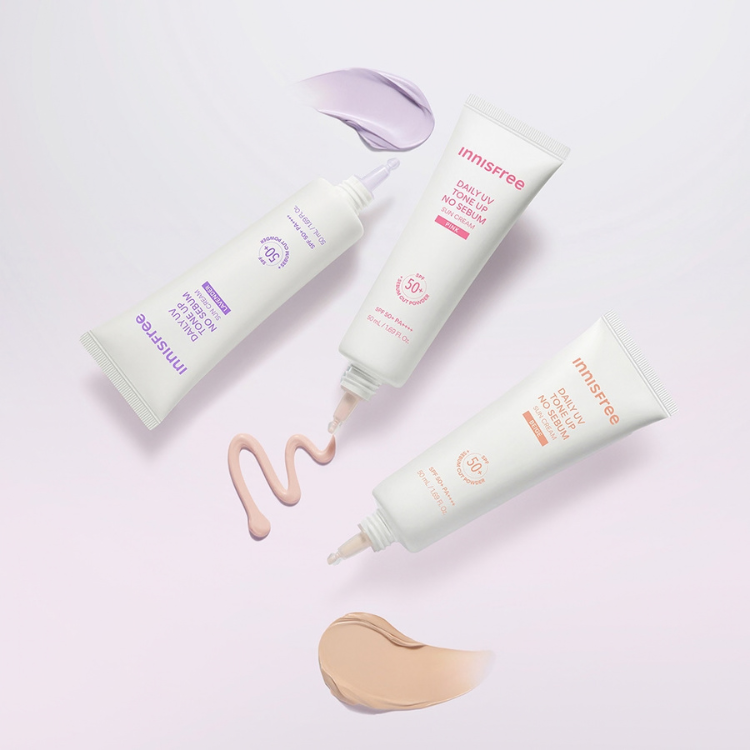 Innisfree Tone Up No Sebum Sunscreen SPF50+ PA++++ 60ml | OoshTush | K-beauty | Global Free Shipping Available