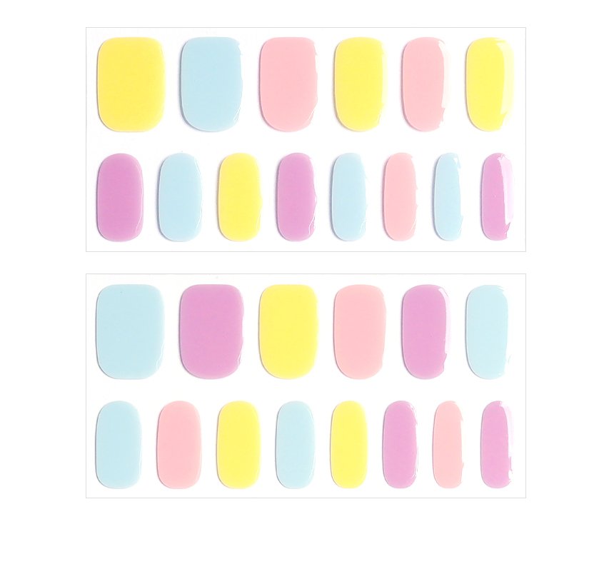 Glossyblossom Semi-Cured Nails Cream Palette | OoshTush | K-beauty | Free Shipping Over $40 USD