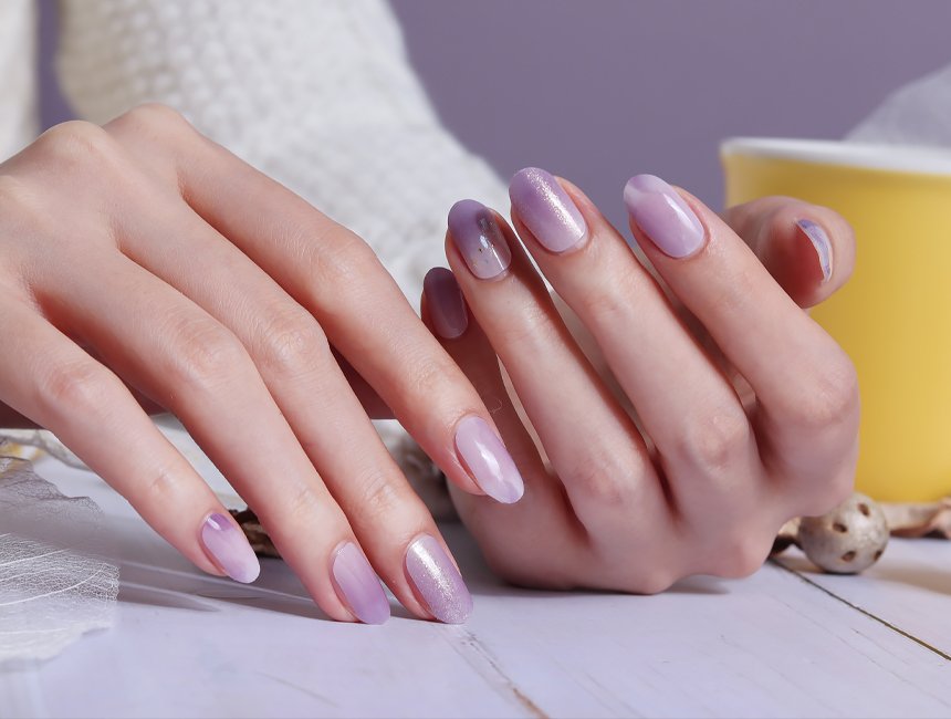 Glossyblossom Nail Gel Strips Across the Milky Way | OoshTush | K-beauty | Free Shipping Over $40 USD