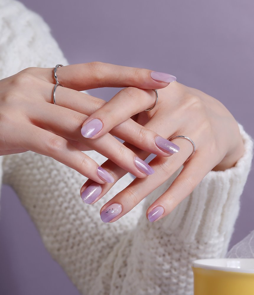 Glossyblossom Nail Gel Strips Across the Milky Way | OoshTush | K-beauty | Free Shipping Over $40 USD
